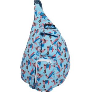 Last 1! NEW Kavu Mini Rope Bag in Paper Flock
